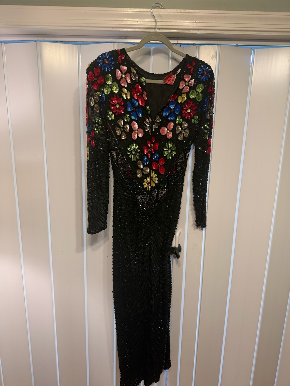 Vintage Sweelo Bead & Sequin Dress, Size Medium